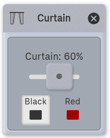 Curtain panel
