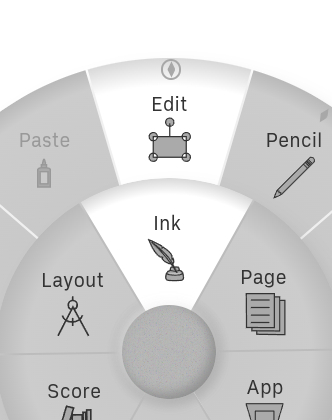 Locked cell showing circle indicator around outer edge