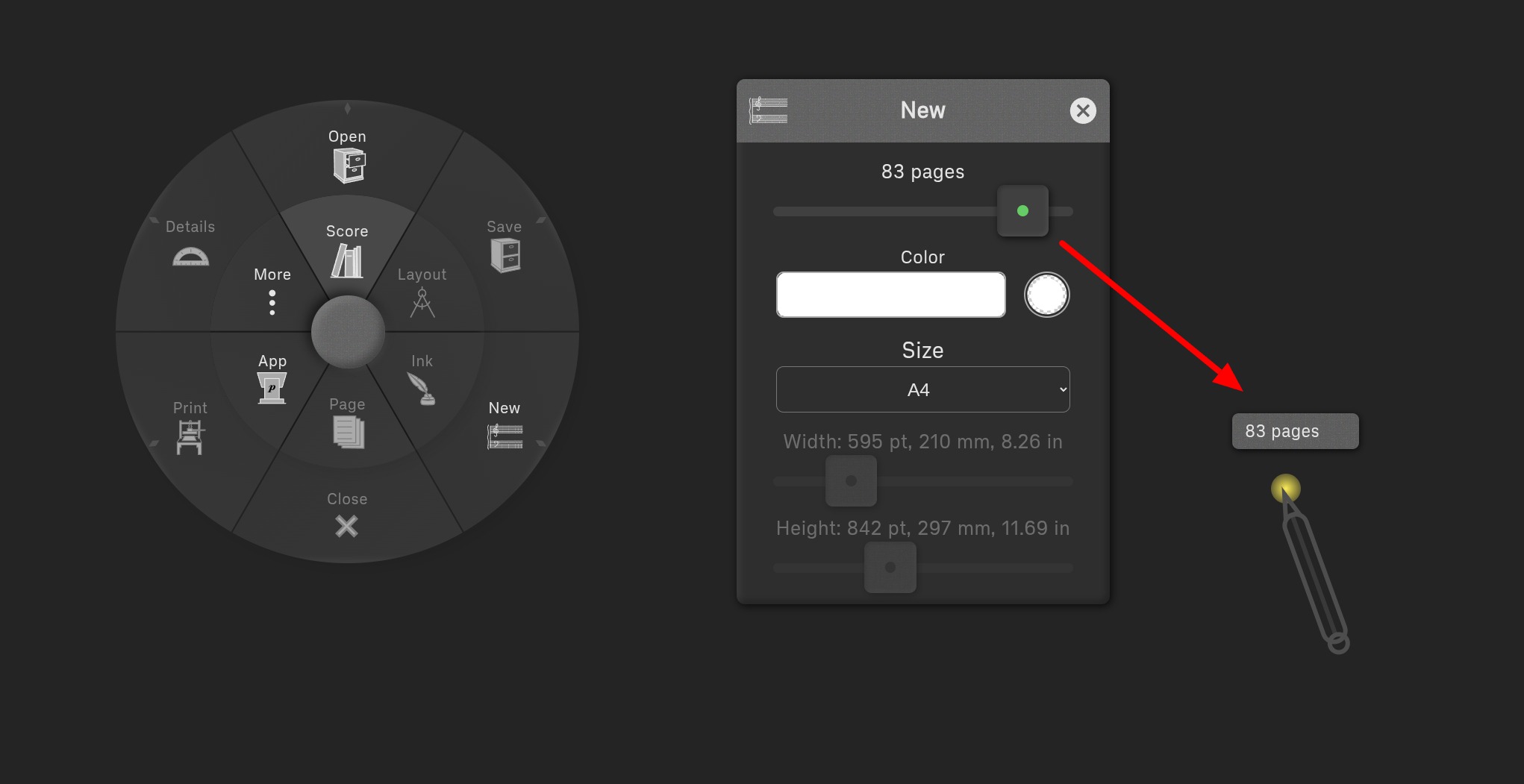 Slider precision mode