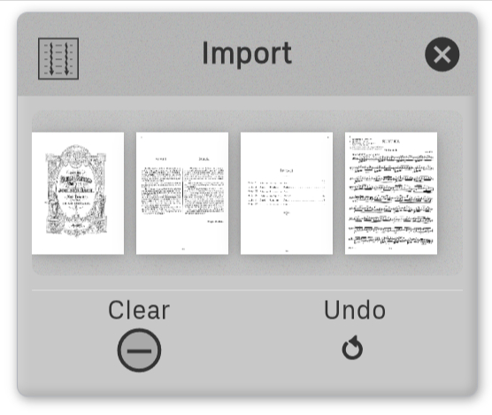 Import Panel
