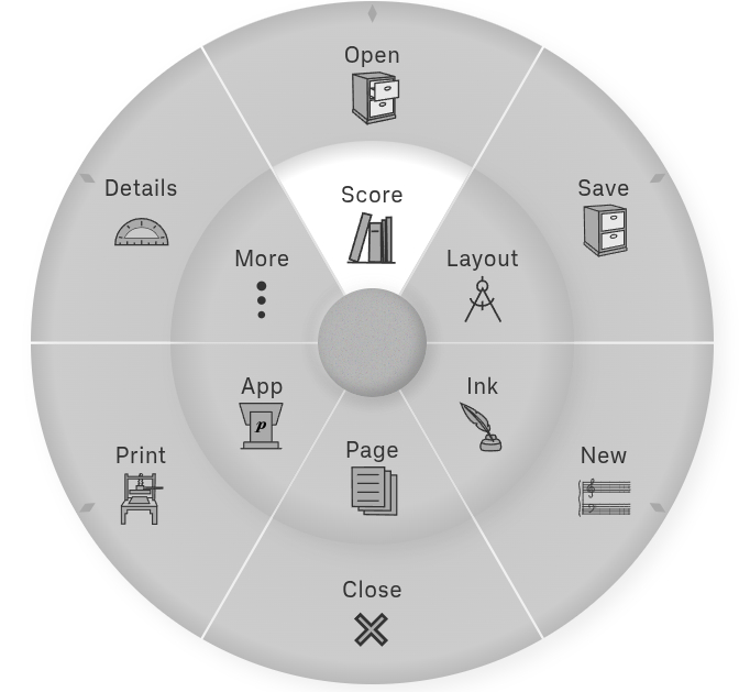Score Ring menu cells